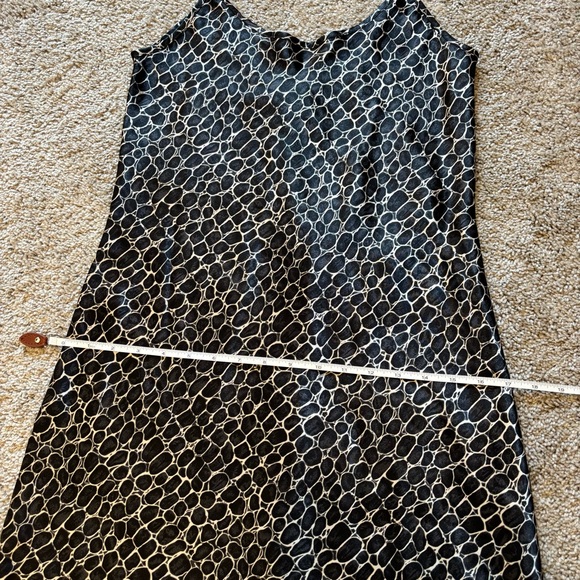Y2K Jones New York Satin Animal Print Slip Dress Nightgown Women’s Size Small - Picture 10 of 13